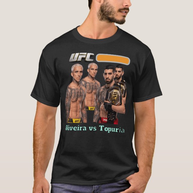 UFC 317, Oliveria vs Topuria T Shirt (Framsida)