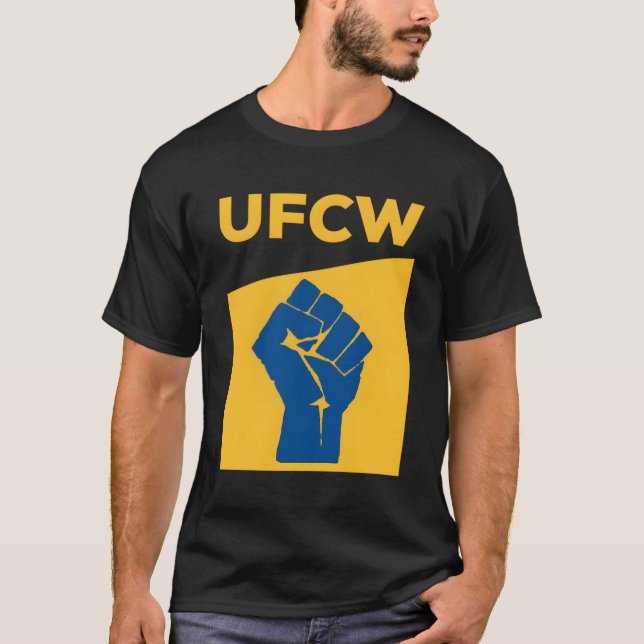 UFCW Resistent Fist Strejka T Shirt (Framsida)