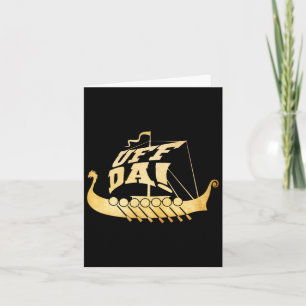 Uff Da! Ancient Viking Frakt - Funny Midwest Boati Kort