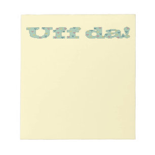 Uff da! Anteckningsblock