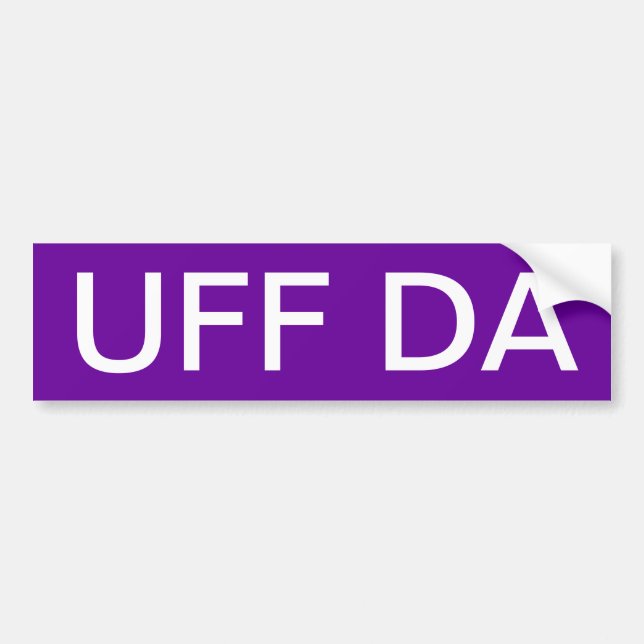 UFF DA BILDEKAL (Framsidan)