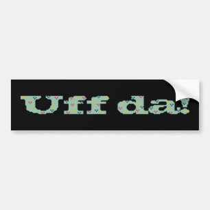 Uff da! Bildekal