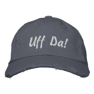 Uff Da Broderad Keps