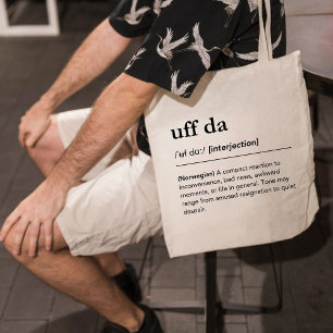 Uff Da Definition Norge Roligt Norsk Present Tygkasse