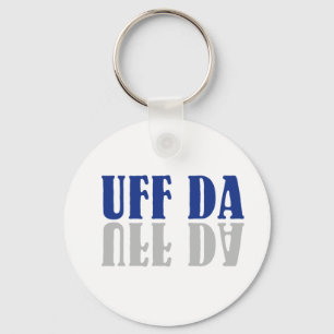 UFF DA Funny Skandinavian Nyckelring