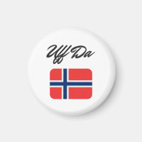 Uff Da Norska Flagga