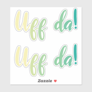 Uff Da! Norska, Minnesota Klistermärken