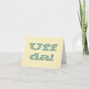 Uff da! Notecard Kort