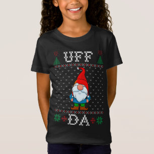 Uff Da, Svenska Tomte Gnome, Gud Jul, Ugly Christm T Shirt