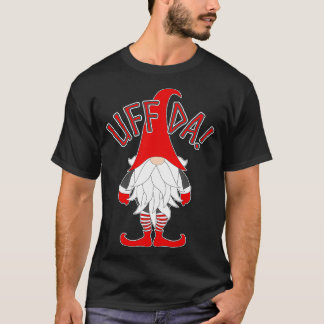 UffDa Nordic Gnome Scandinavian Tomte Artic Nisse T Shirt