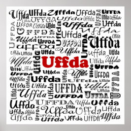 Uffda Poster utskrift