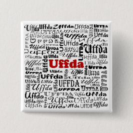 Uffda Square Pin Knapp