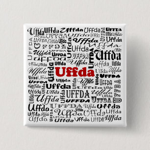 Uffda Square Pin Knapp