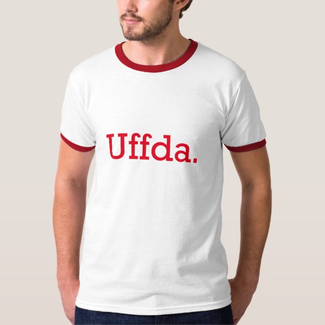 Uffda T-tröja T Shirt (Framsida)