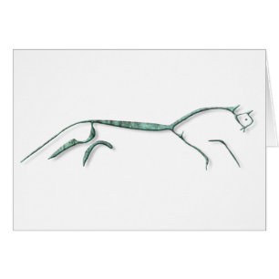 Uffington Horse Copper Hälsningskort