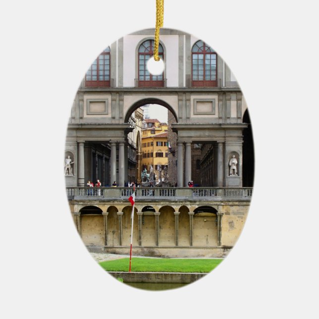 Uffizi Gallery Julgransprydnad Keramik (Framsidan)