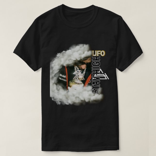 UFO361 STAY HIGH DESIGN Premium T-Shirt (Design framsida)
