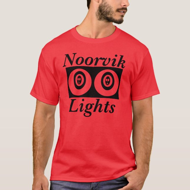 ufo (2), ufo (3), NoorvikLights Tee Shirt (Framsida)