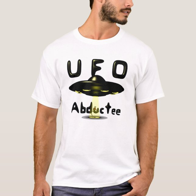 Ufo-Abducteemanar T-tröja T-shirt (Framsida)