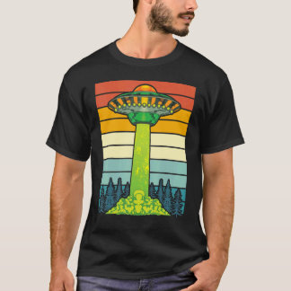Ufo Abduction Conspiracy Teory Extraterrestrial R T Shirt