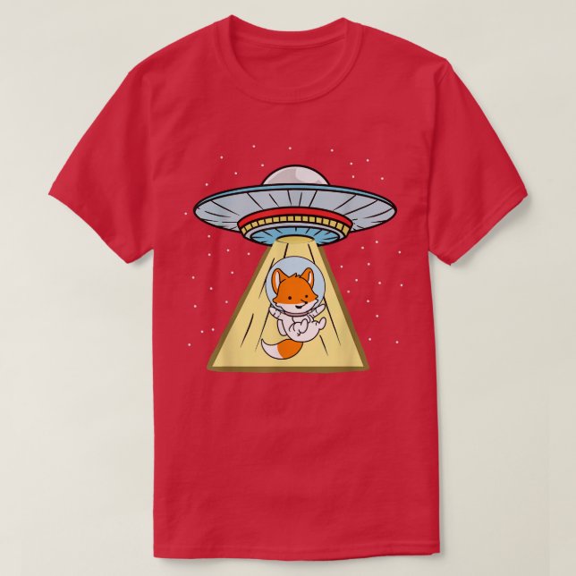 Ufo Abduction of Astronaut T Shirt (Design framsida)