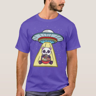 Ufo Abduction Panda Ramen Noodles 2946 T Shirt