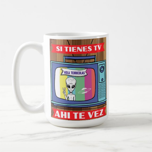UFO AHI TE VEZ KAFFEMUGG (Vänster)