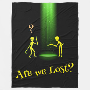UFO Alien Abduction 👽 Är vi Borttappadar? Fleecefilt