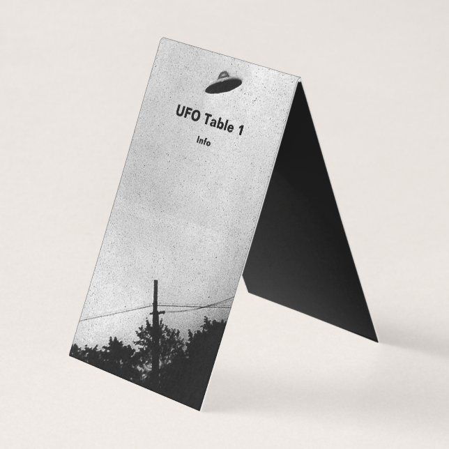 UFO Alien Extraterrestrial Spacecraft Top Secret Kort (Framsida)