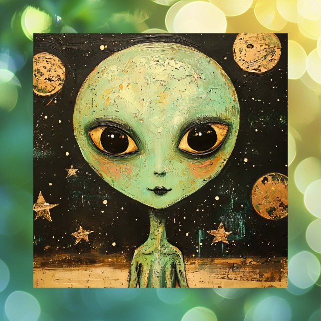 UFO Alien Magnet (Skapare uppladdad)