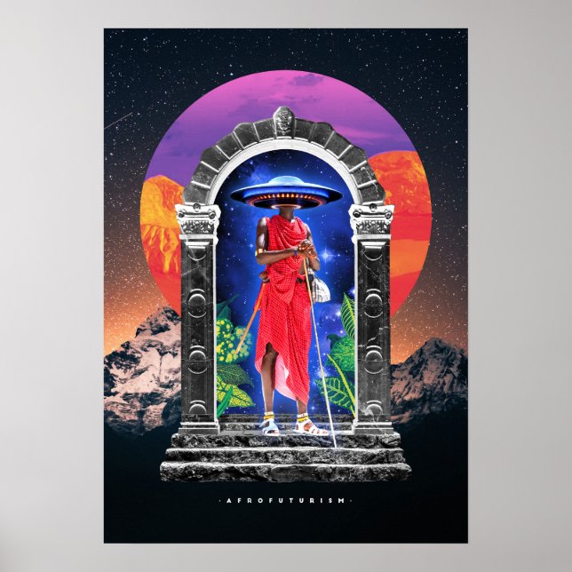 Ufo Alien Poster UfoSpace (Framsidan)