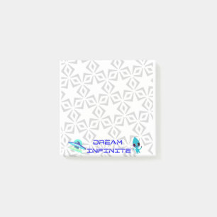 UFO Alien Space - anteckningar efter Roligt - ikon Post-it Block