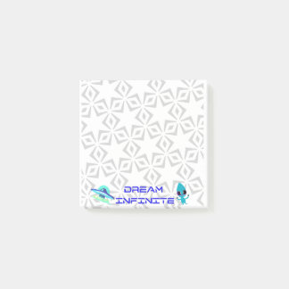 UFO Alien Space - anteckningar efter Roligt - ikon Post-it Block