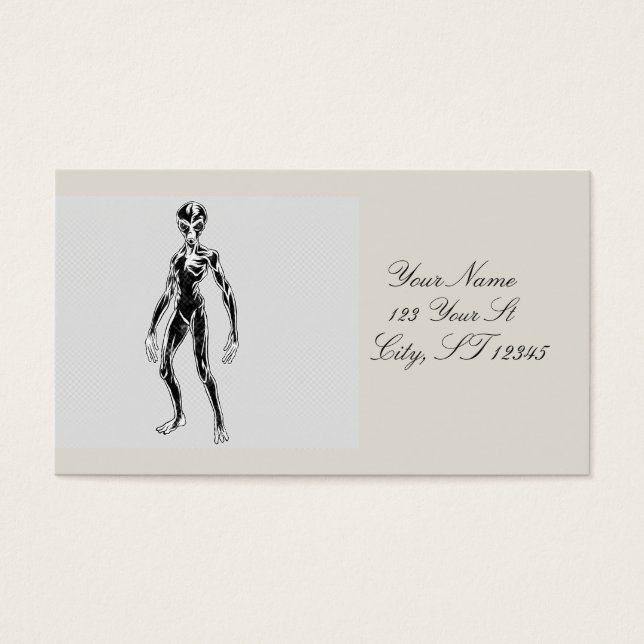 UFO Alien Thunder_Cove Visitkort (Framsidan)