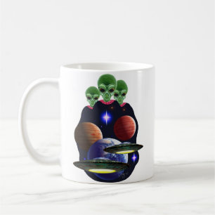 UFO-/alienkaffemugg Kaffemugg