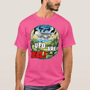 Ufo är äkta - Ufo - Alien - UAP T Shirt