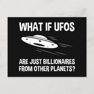 UFO är bara miljarder från andra planeter Vykort