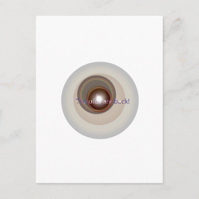 UFO är tillbaka Vykort (Framsida)