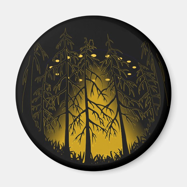 UFO Art Fridge Magnet Coola U.F.O Magnets & Gifts (Framsidan)