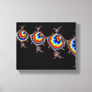 Ufo Attack - Fractal Art Canvastryck