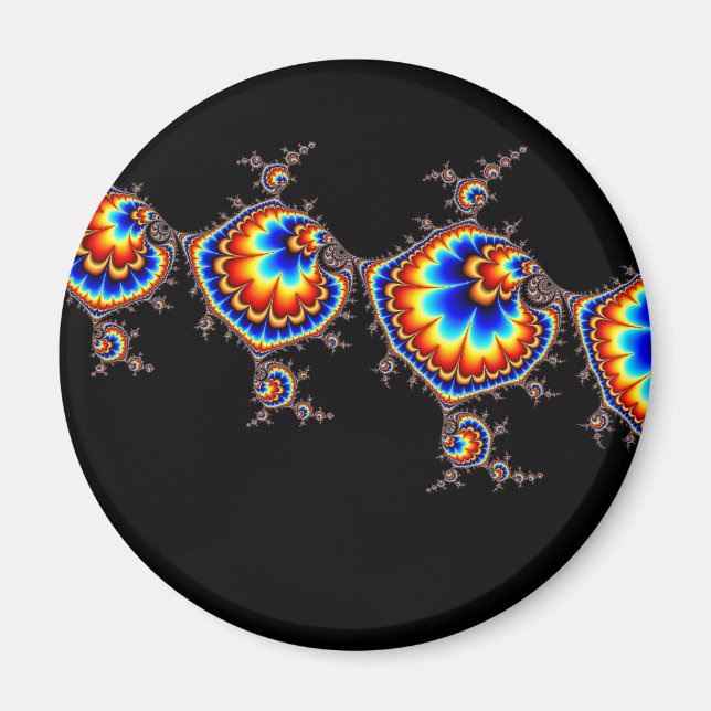 Ufo Attack - Fractal Art Magnet (Framsidan)