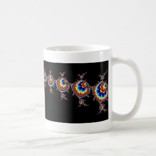 Ufo-attack - Fractalkonst Kaffemugg