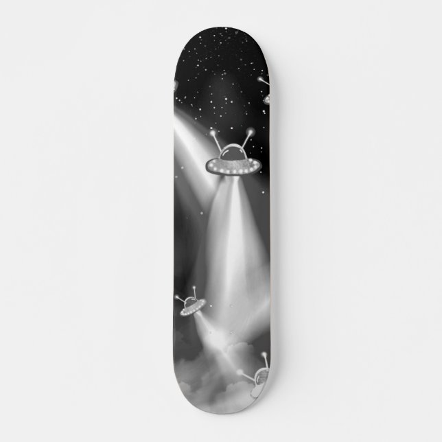 UFO Attack Mercury Skateboard (Framsida)