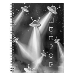 UFO-attack på Merkurius - Sci-Fi Anteckningsbok