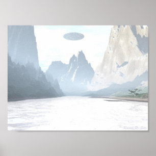 UFO - Bergsberget Bäck Poster