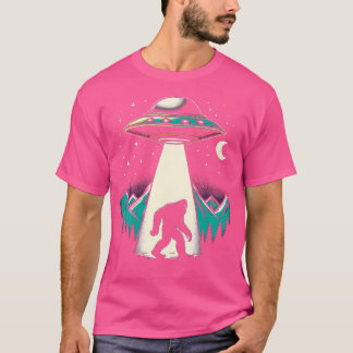 Ufo Bigfoot Alien Abduction T Shirt