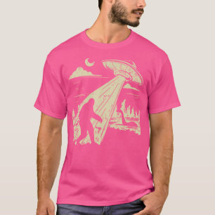 Ufo Bigfoot Sasquatch Lochness Monster Funny Belie T Shirt