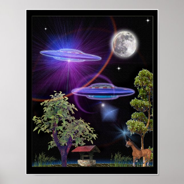 UFO-bortförande Poster (Framsidan)