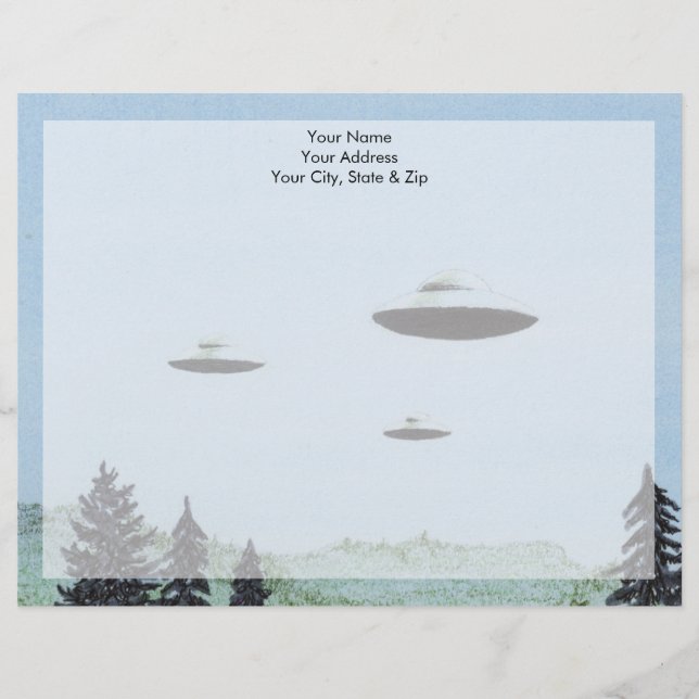 UFO BREVHUVUD (Framsida)