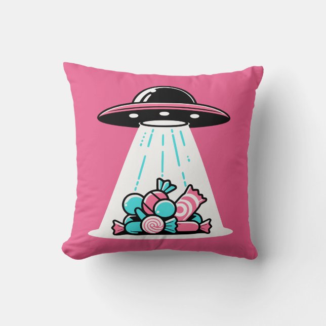 UFO Candy Kudde (Framsida)